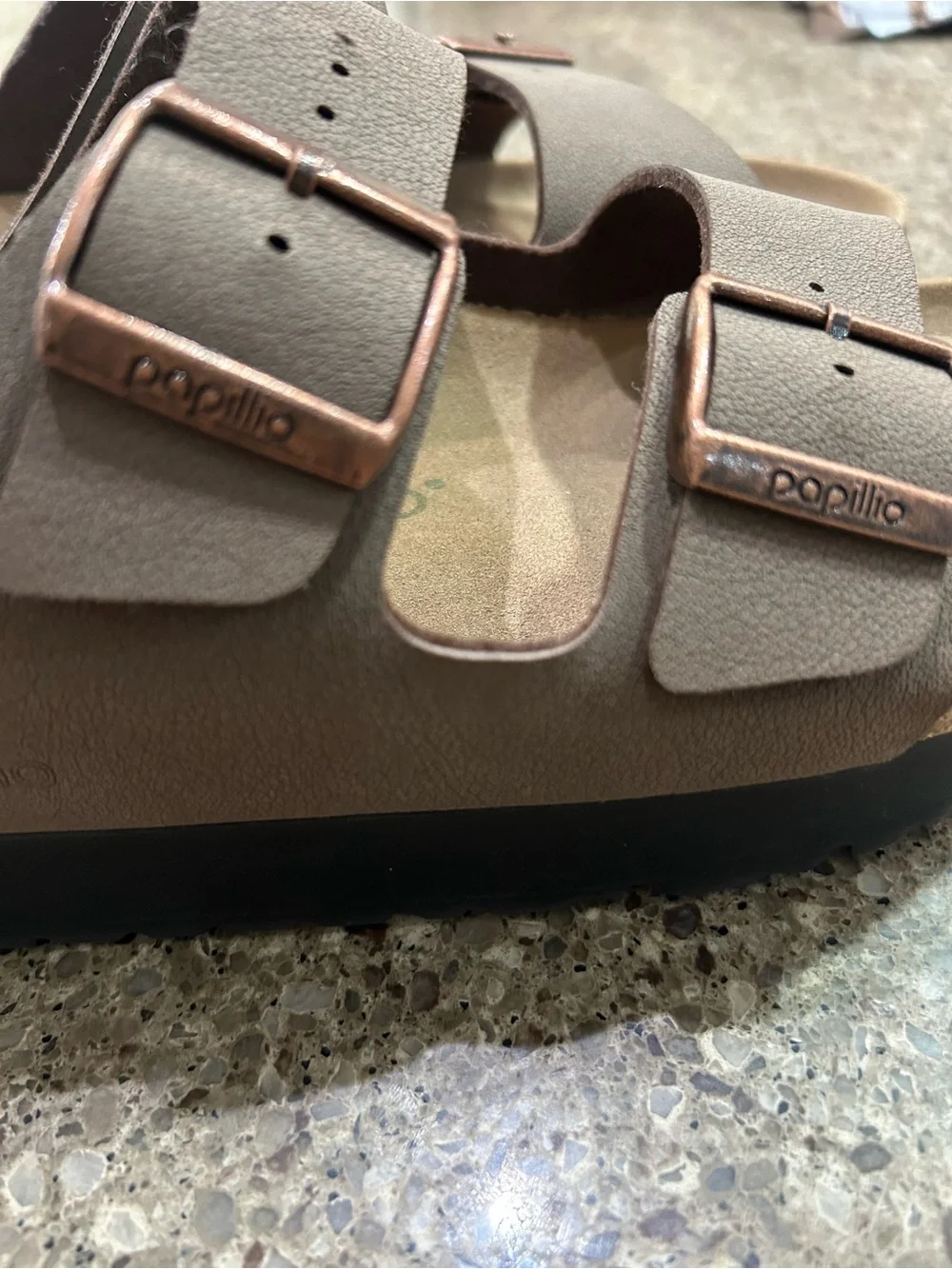 Papillio Double Strap Slide Sandals